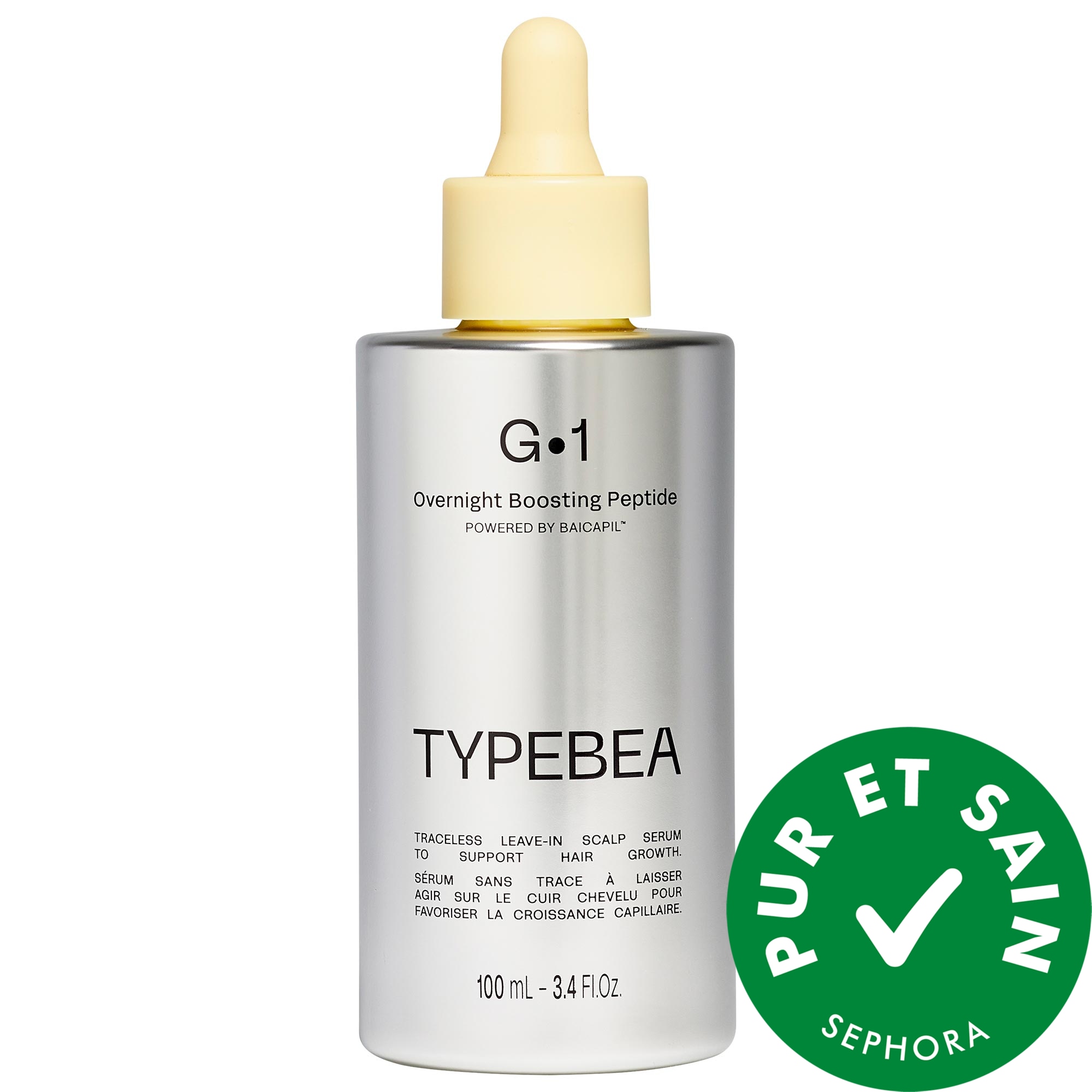 TYPEBEA Sérum capillaire de nuit stimulant aux peptides G1 3.4 fl oz/100 ml