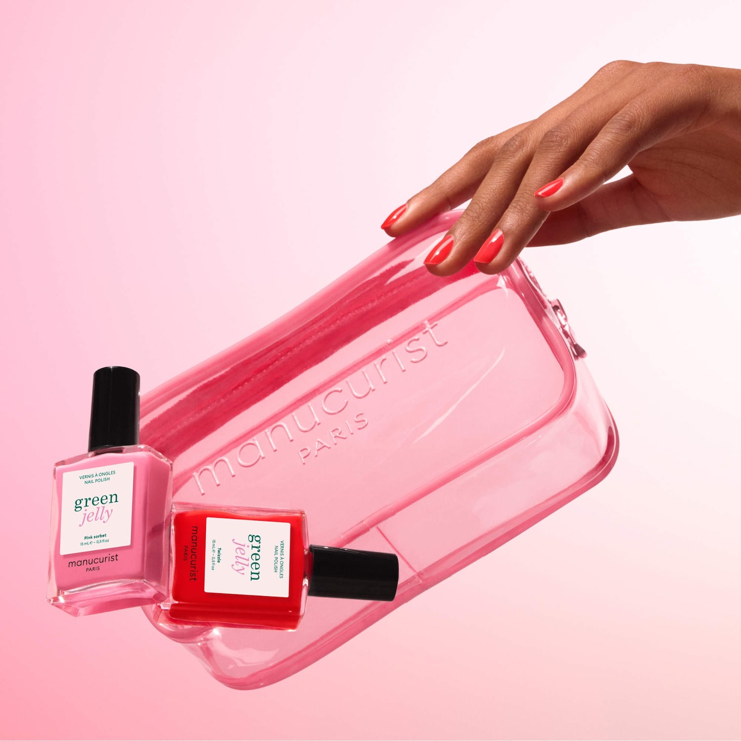 Jelly Nail Polish Duo Set with Glossy and High Shine Effect — Image 9