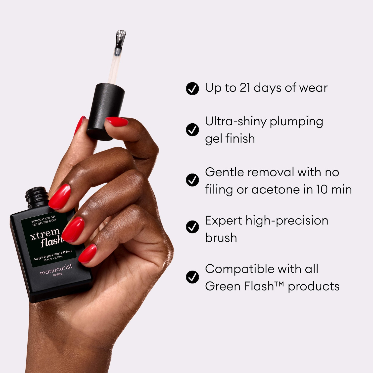 Manucurist Xtrem Flash Gel Nail Polish - Thumbnail 3
