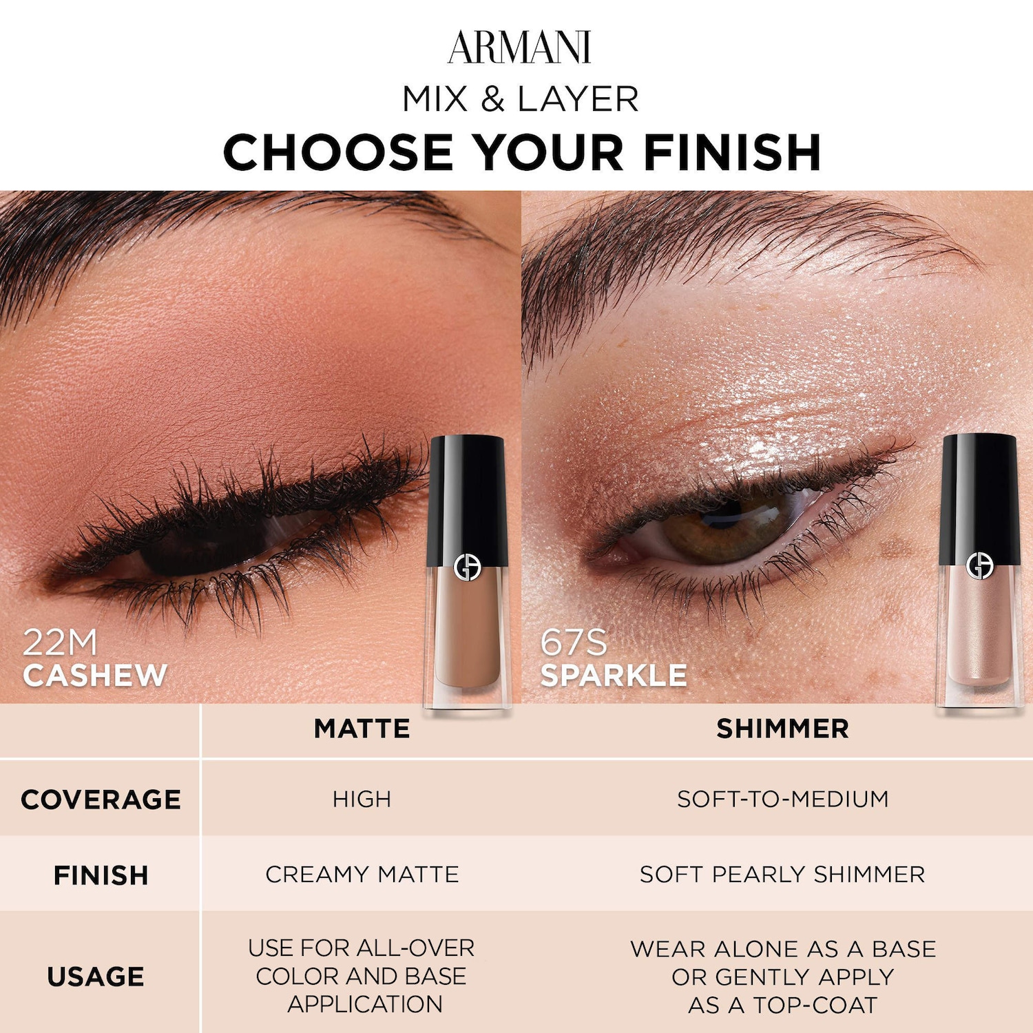 【未使用】Giorgio Armani Eye Tint Chrome 54 Eye Tint Long-Lasting Liquid Eyeshadow - Armani Beauty | Sephora