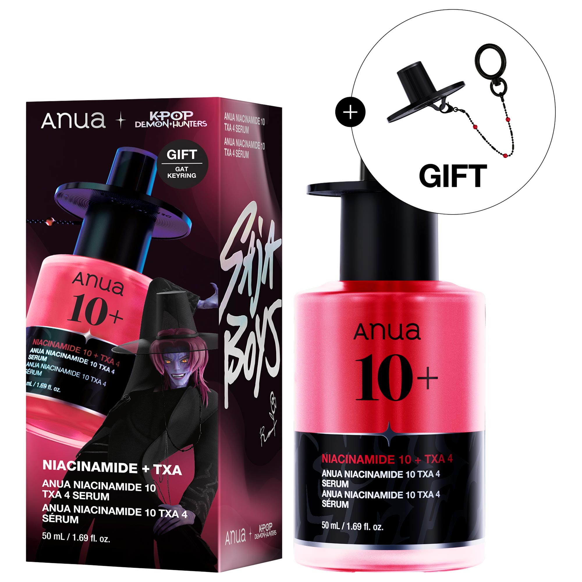 Anua K-Pop Demon Hunters Niacinamide 10 + TXA 4 Serum 1.69 oz/50 ml
