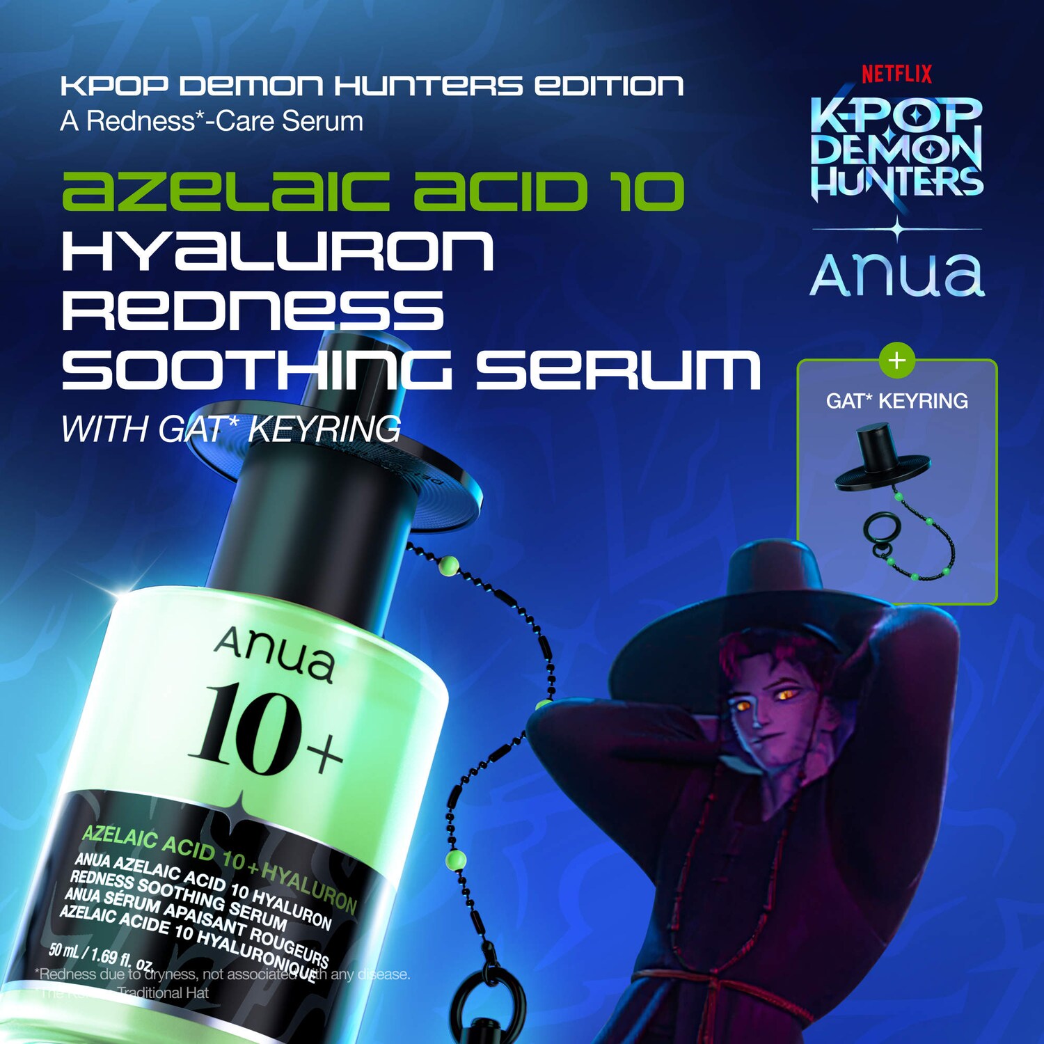 K-Pop Demon Hunters Azelaic Acid 10 Hyaluron Redness Soothing