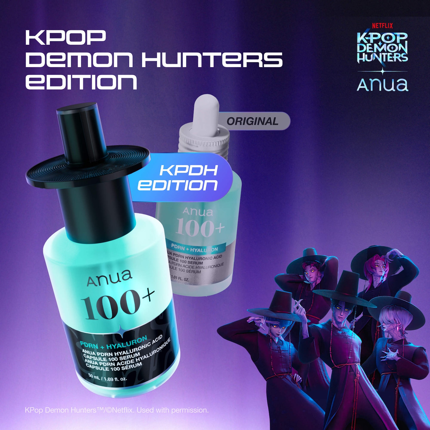 K-Pop Demon Hunters PDRN Hyaluronic Acid Capsule 100 Serum - Anua