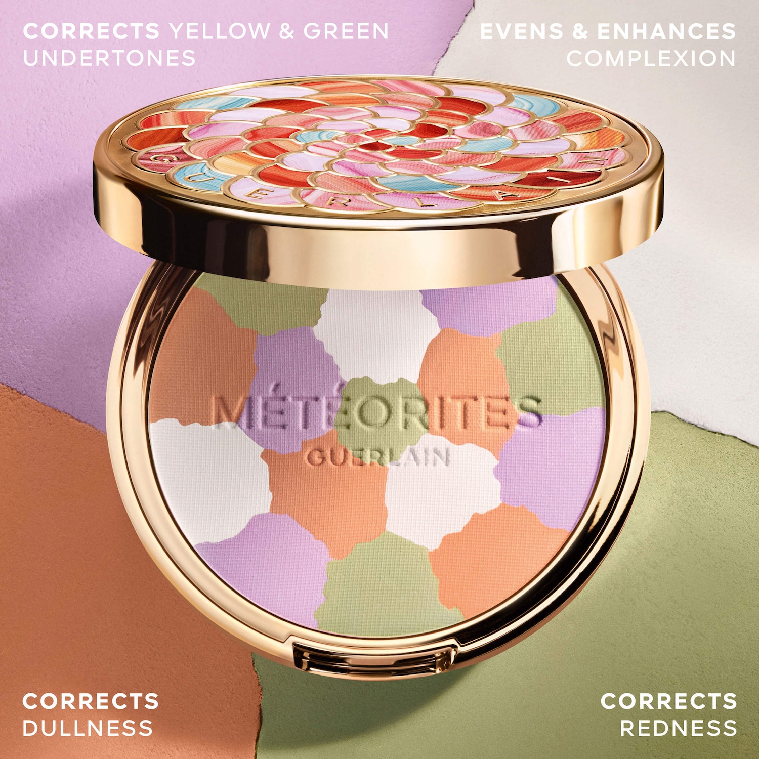 Meteorites Blurring & Mattifying Matte Pressed Powder - GUERLAIN