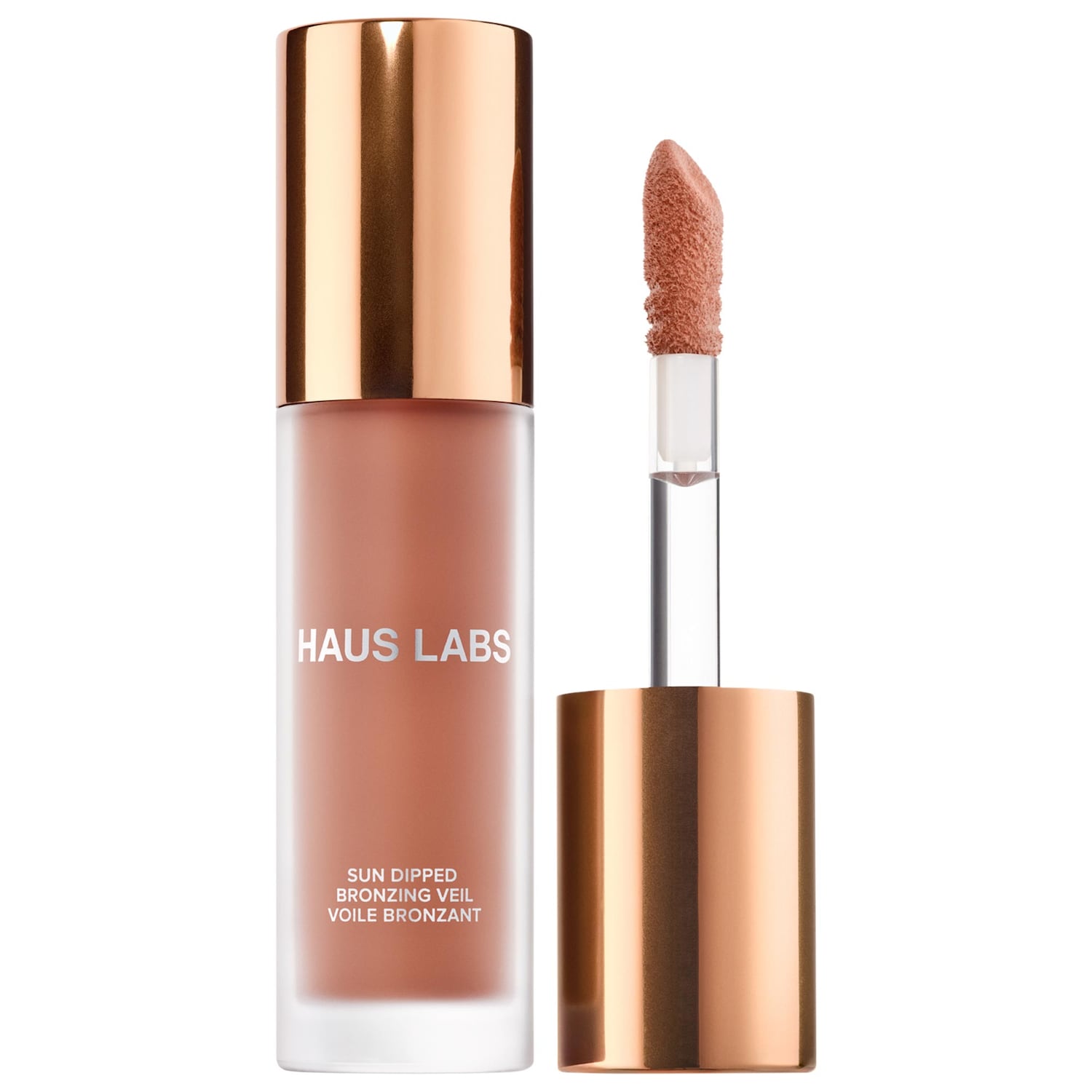 Увлажняющая бронзирующая вуаль Haus Labs Sun Dipped, стойкость 12 часов — фото 1