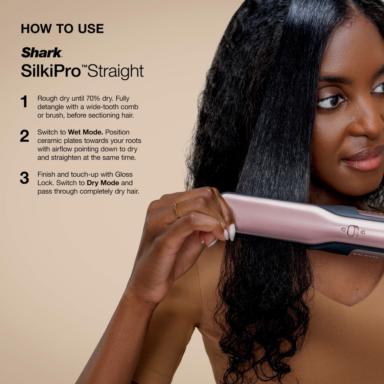 Shark Glam スタイラー ドライヤー フルセット 海外モデル Shark Glam Ceramic & Powerful Air Styling & Drying System with