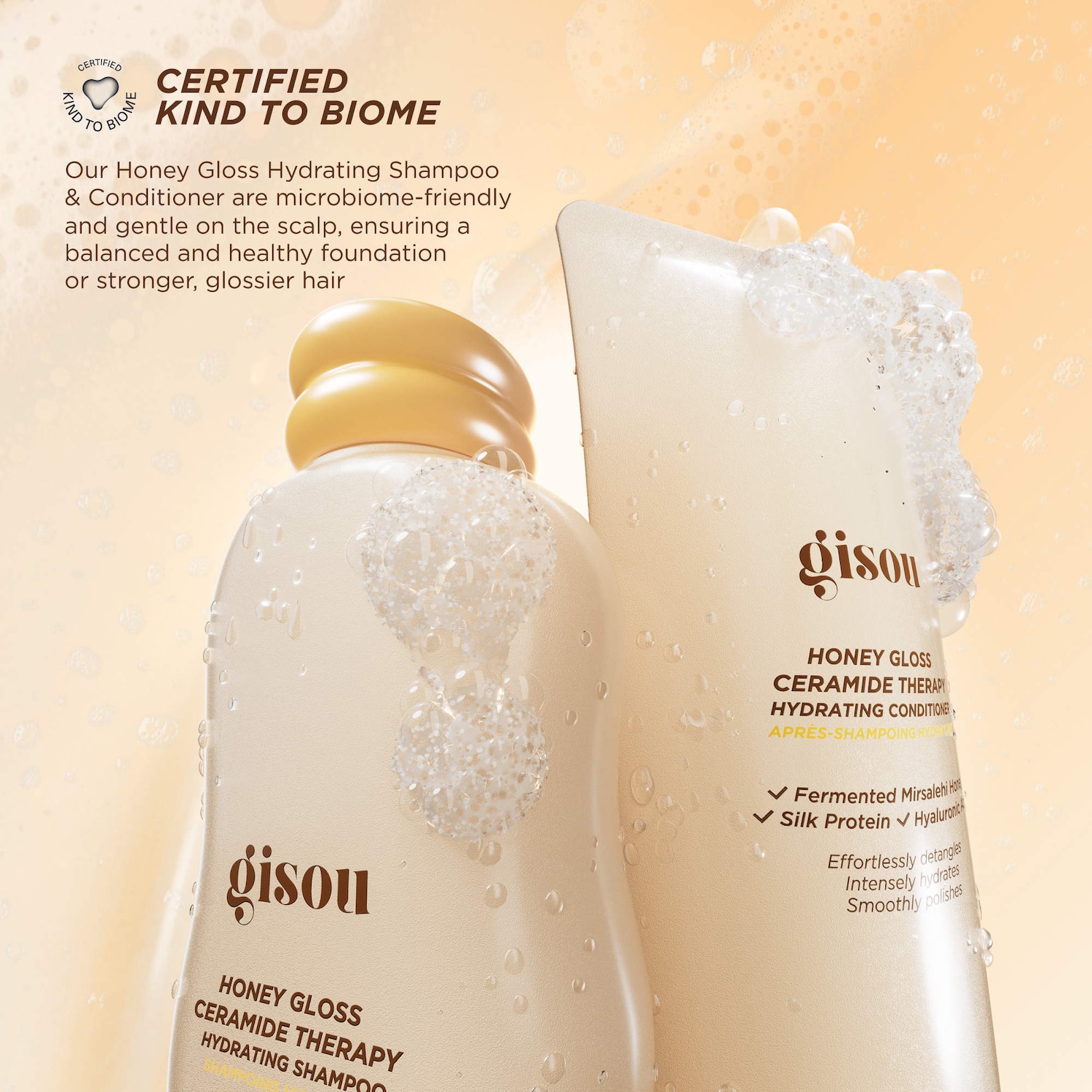 Honey Gloss Ceramide Therapy Hydrating Shampoo & Conditioner Duo