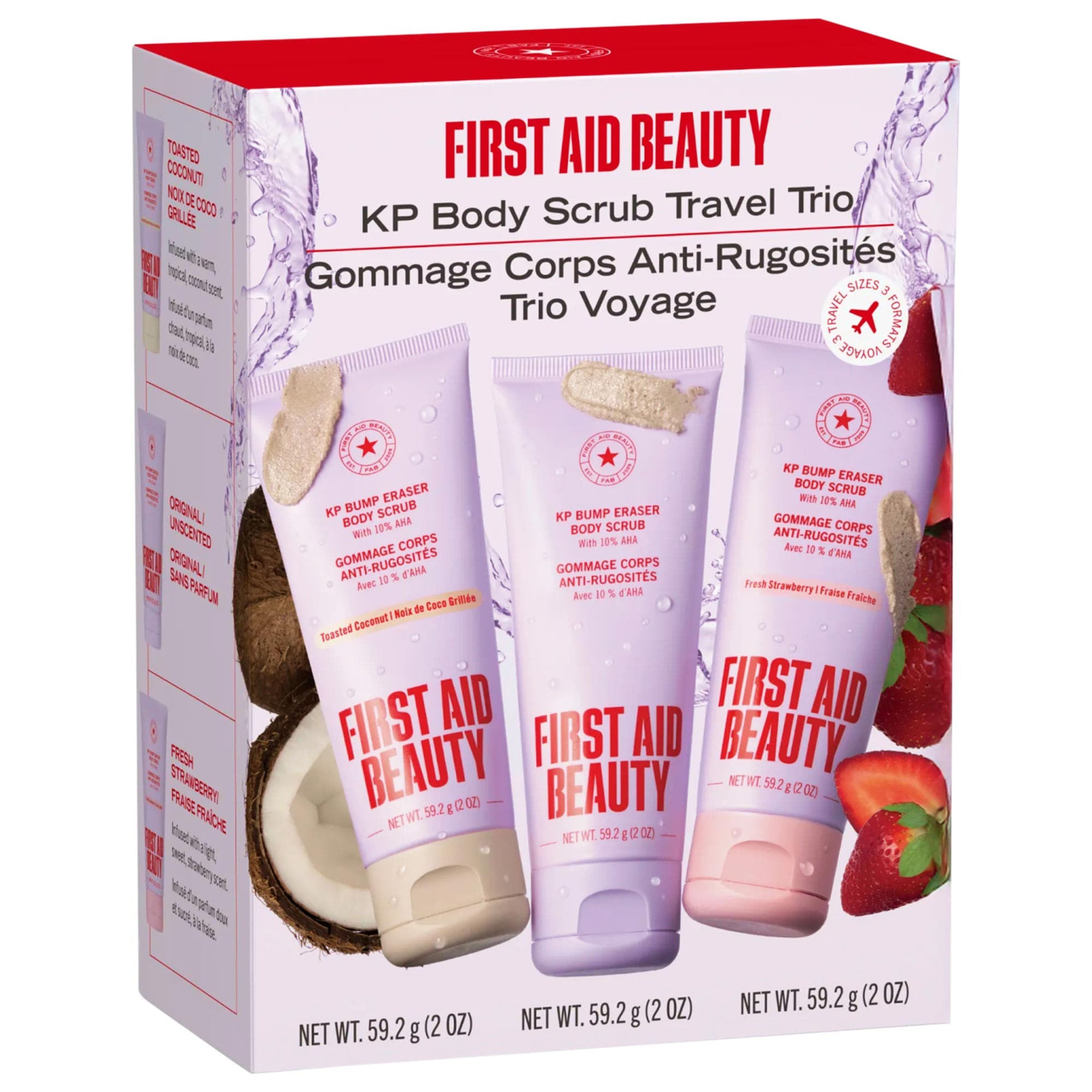 KP Body Scrub Travel Trio - First Aid Beauty | Sephora