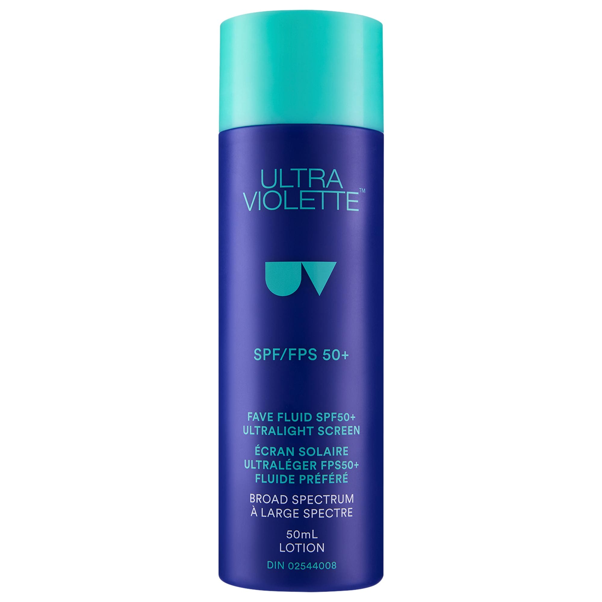 Ultra Violette Fave Fluid SPF 50+ Ultralight Fragrance Free Facial Sunscreen with Niacinamide 1.69 fl.oz/50 ml