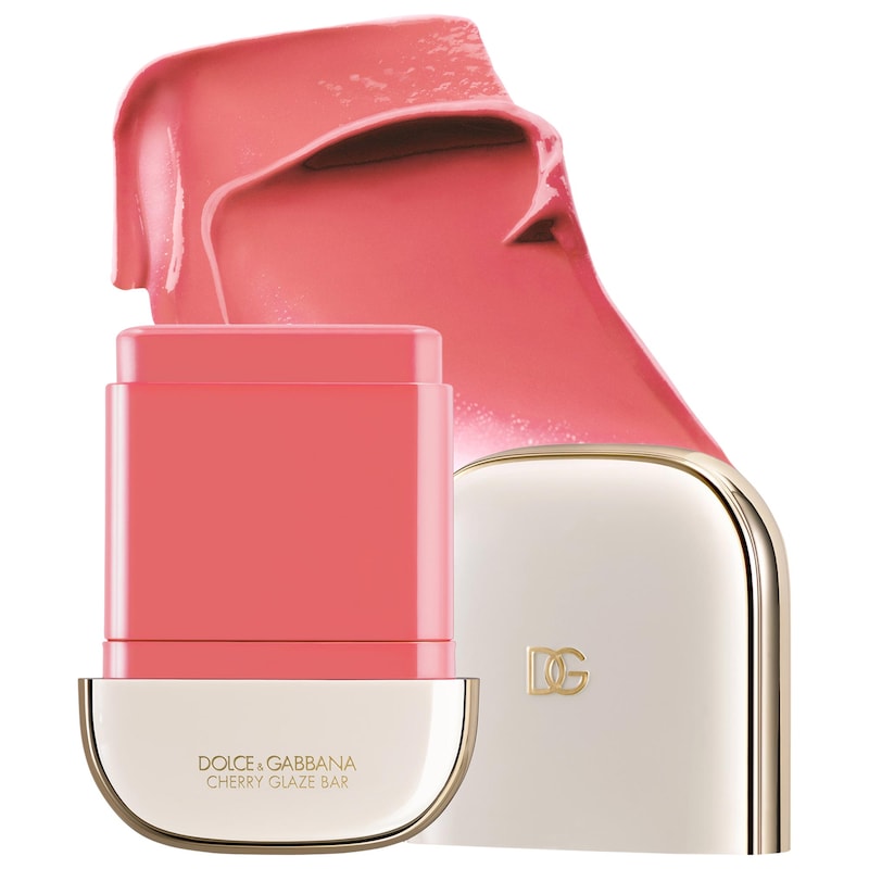 Cherry Glaze Bar 24H Lasting Glow & Waterproof Cream Blush Stick with Vegan Collagen