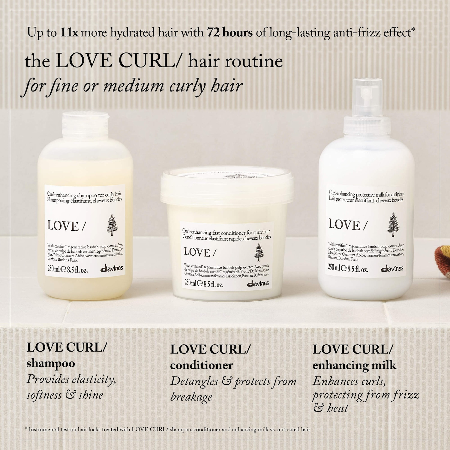 LOVE Curl Enhancing Milk for Curly Hair - Davines | Sephora