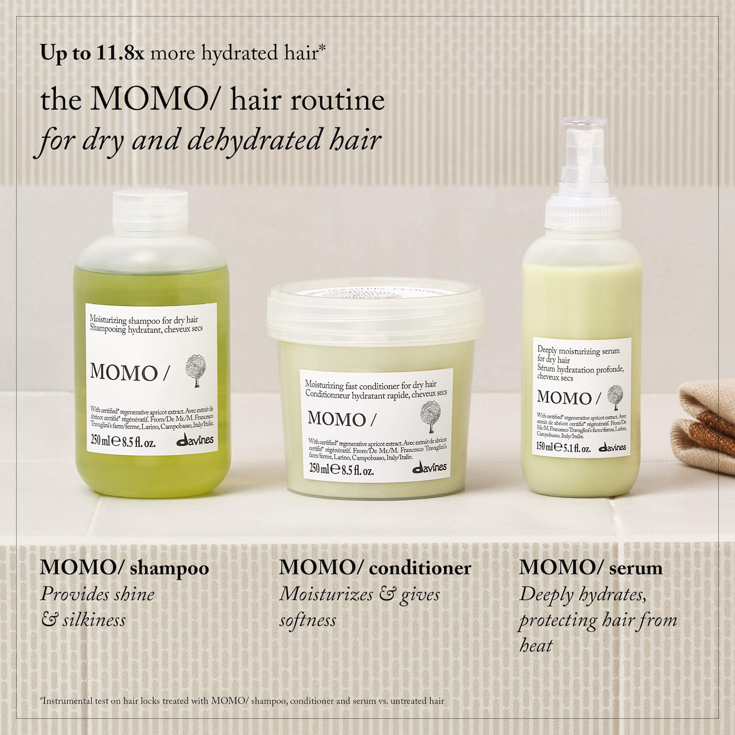 MOMO Hydrating Shampoo for Dry Hair - Davines | Sephora