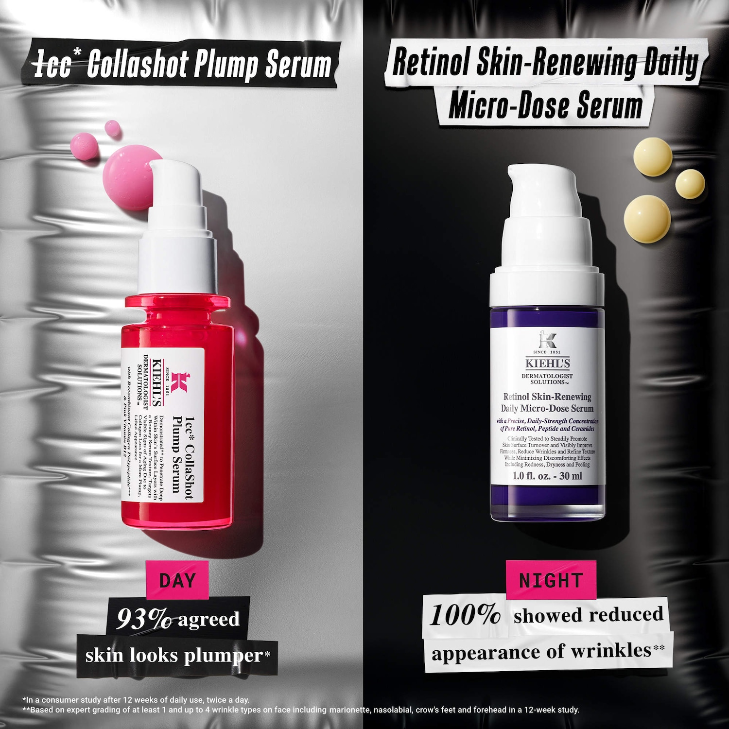 1cc* CollaShot Plumping Serum with Collagen & Peptides - Kiehl's