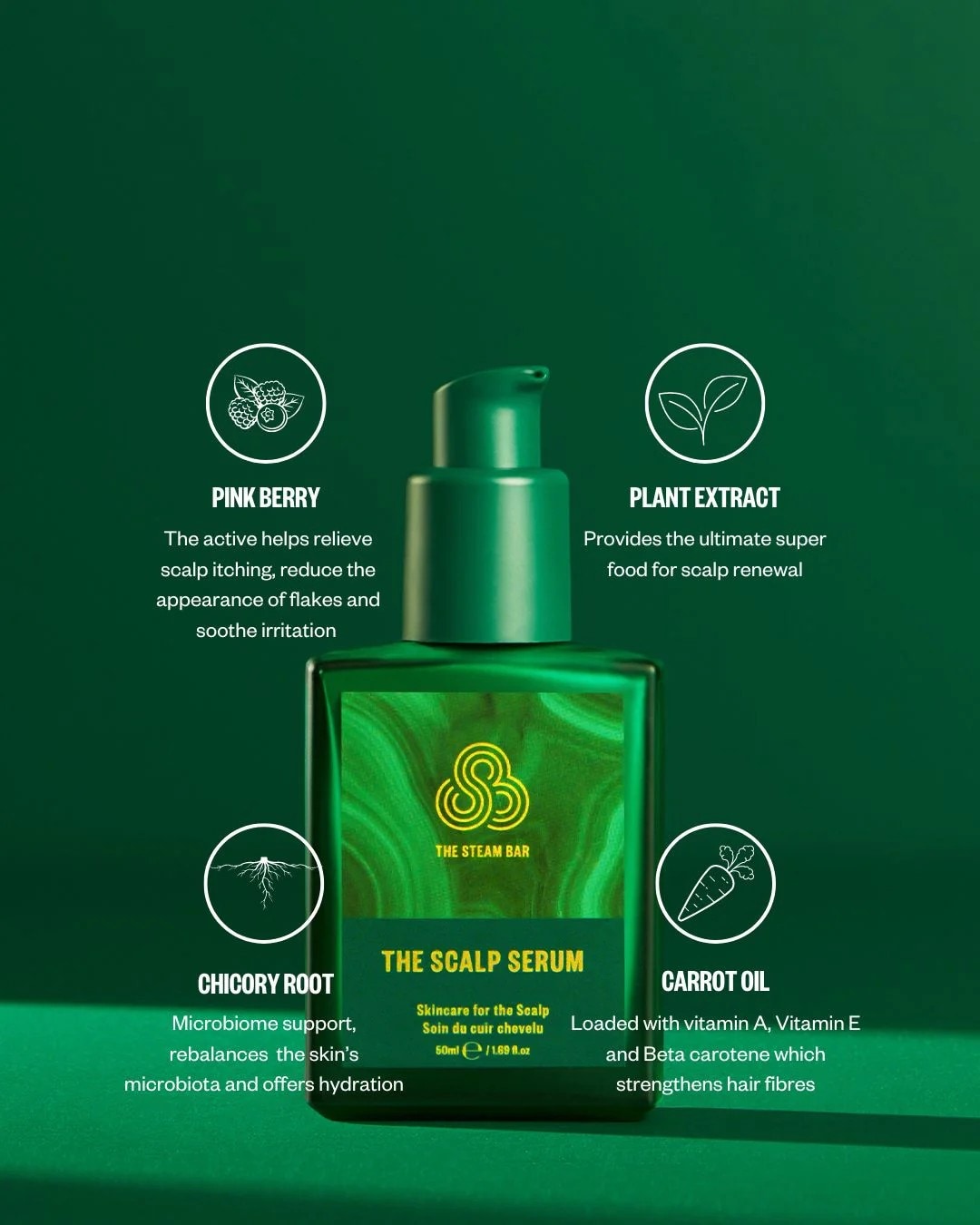 The STEAM BAR Scalp Microbiome Balance Serum - Thumbnail 4