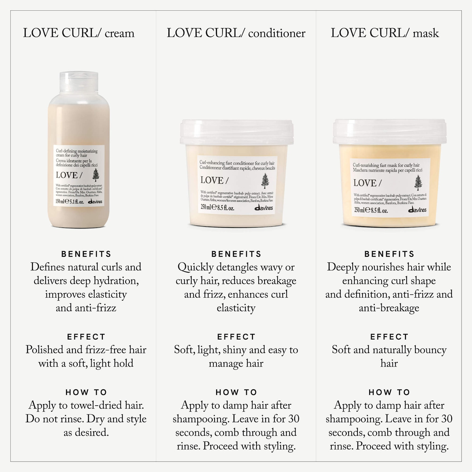 LOVE Curl Hair Mask for Curly Hair - Davines | Sephora