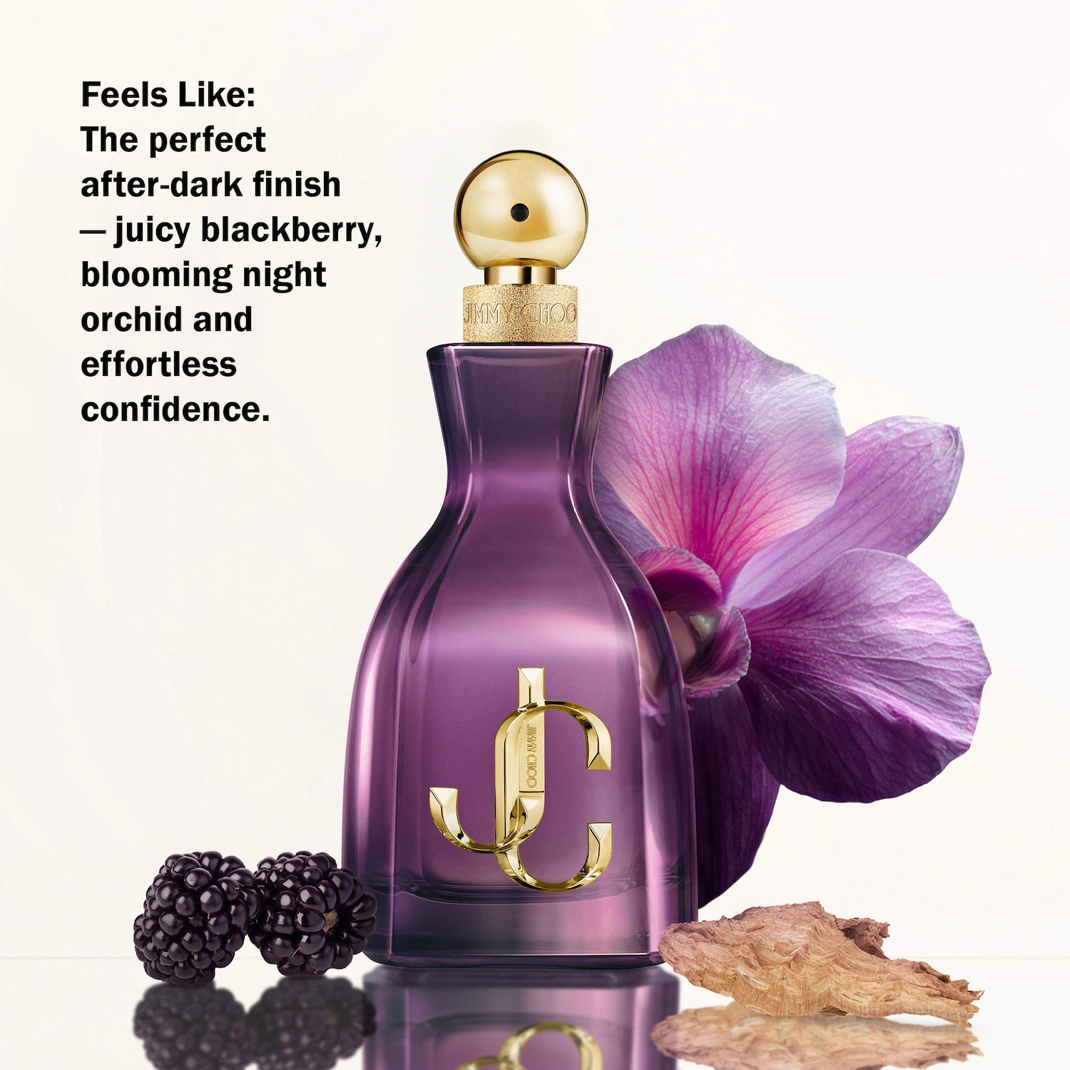 I Want Choo Midnight Eau De Parfum Travel Spray with Blackberry