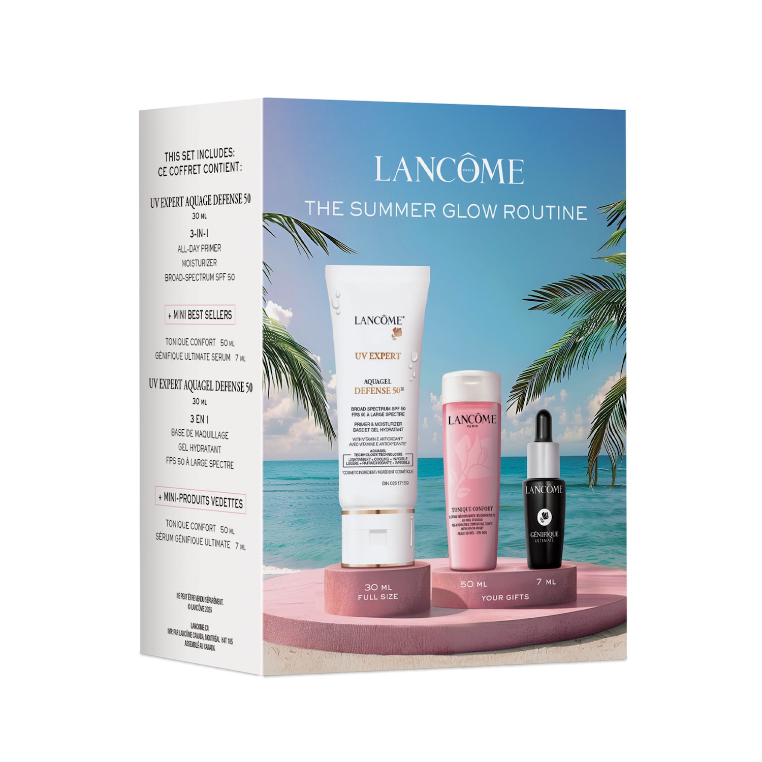 Uv Expert Aquagel Defense 50 Summer Glow Routine Set - Lancô
