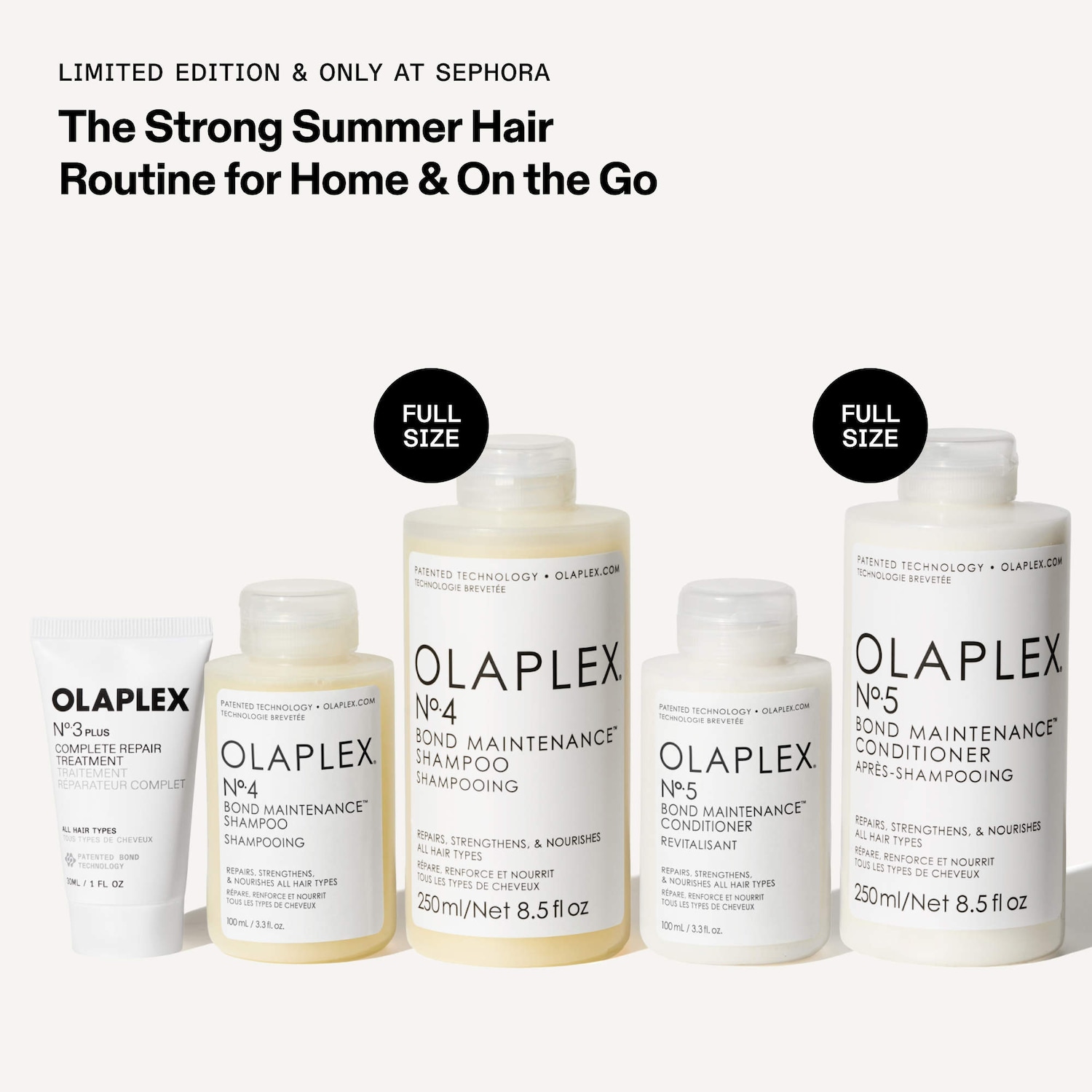 The Iconic Treatment, Shampoo & Conditioner, & Hair Repair Routine