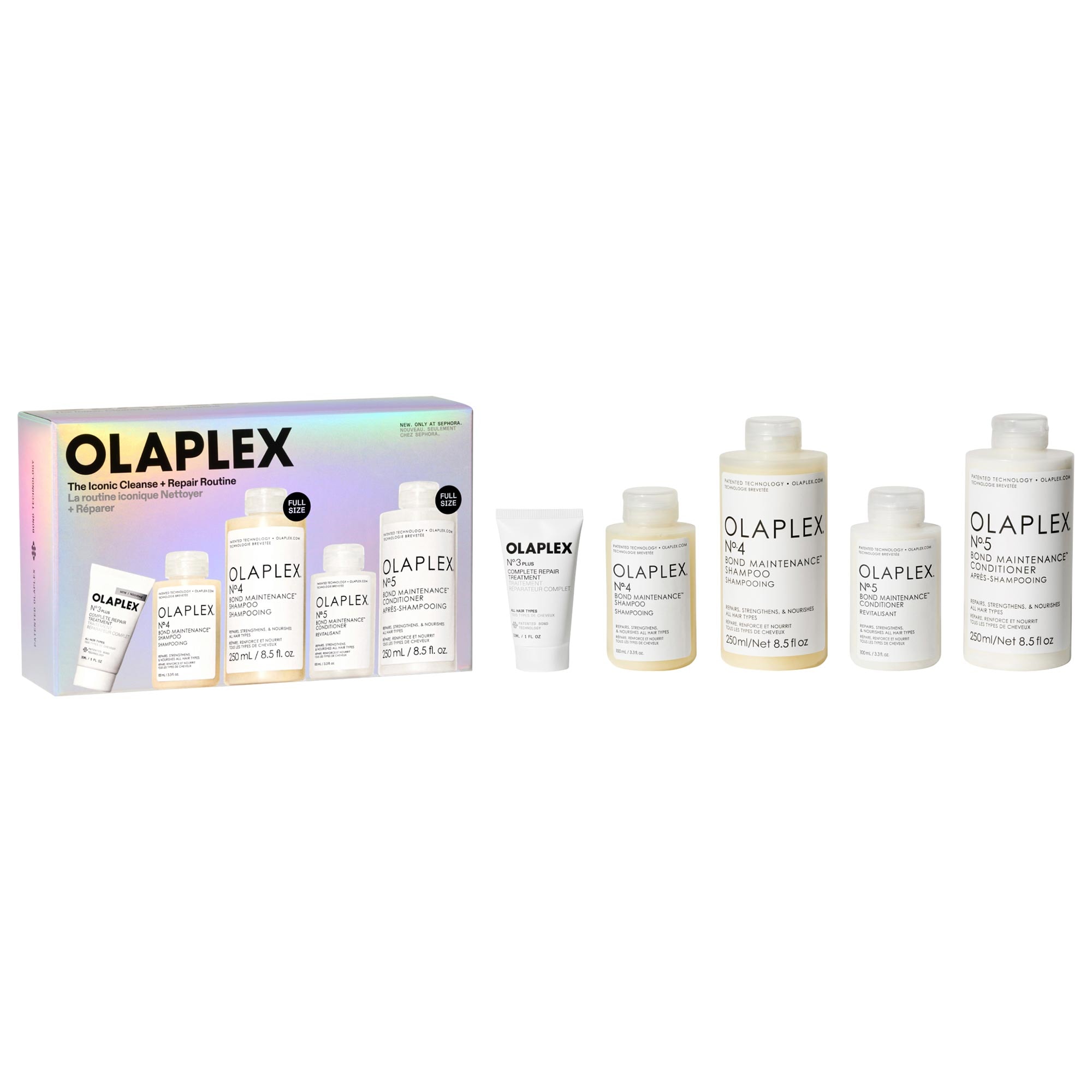 The Iconic Treatment, Shampoo & Conditioner, & Hair Repair Routine