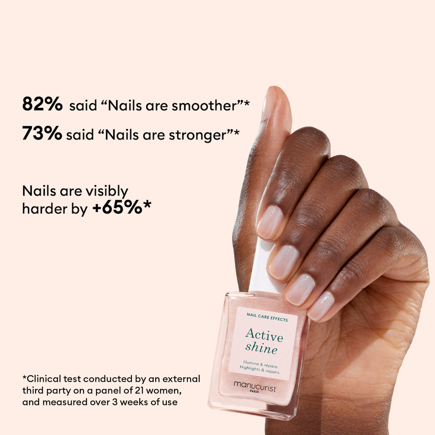 Manucurist Active Shine Nail Polish Strenghtener - Thumbnail 3