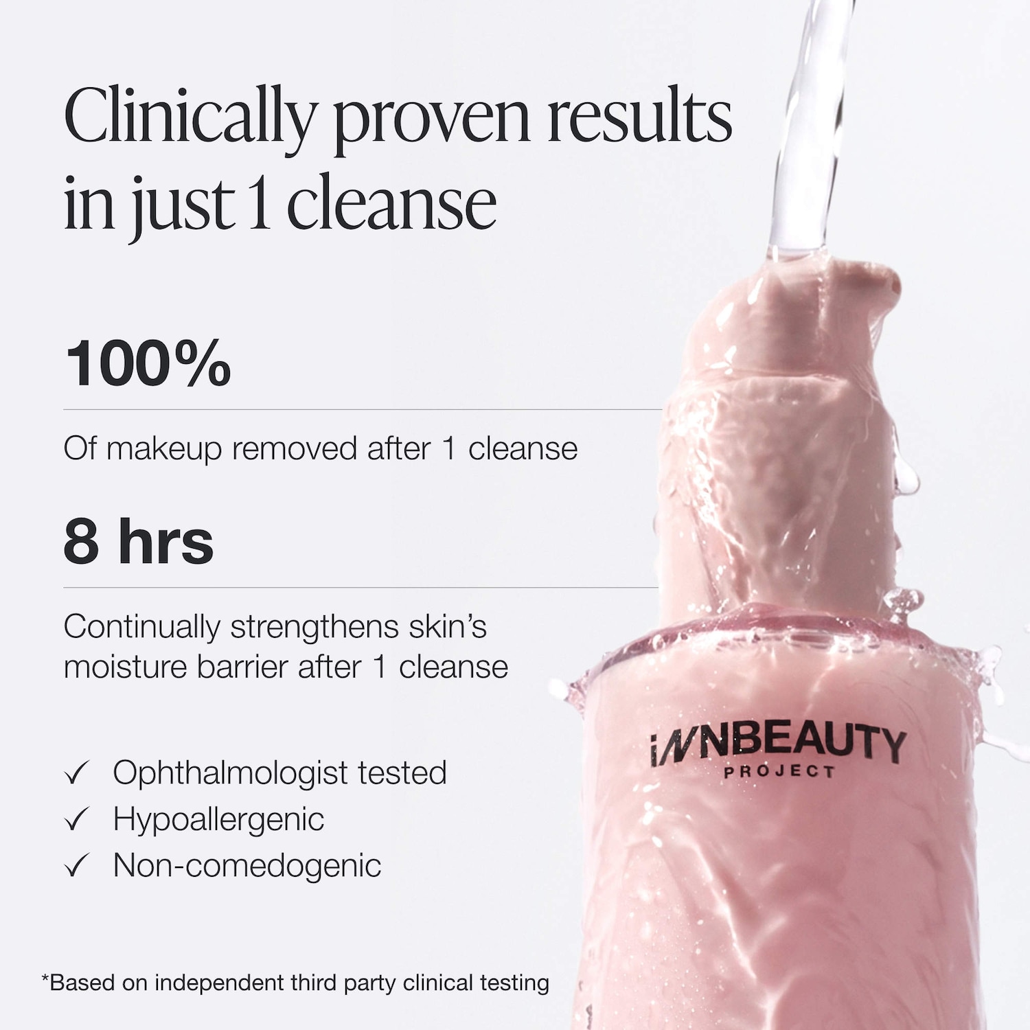 Мицеллярное молочко INNBeauty Project Extreme Cleanse, восстанавливает барьер кожи — фото 5