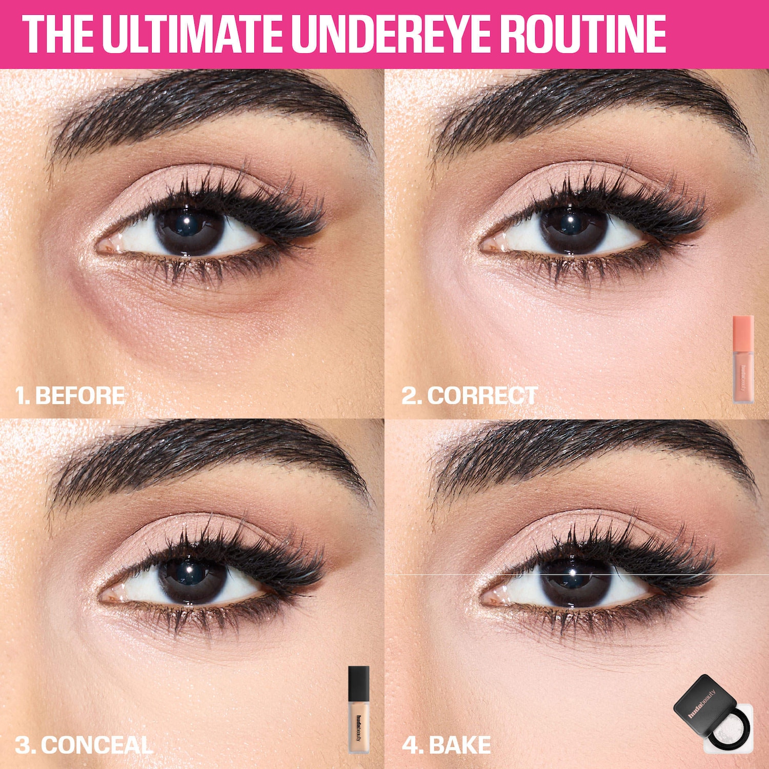 Easy Bake Loose Baking & Setting Powder - HUDA BEAUTY | Sephora