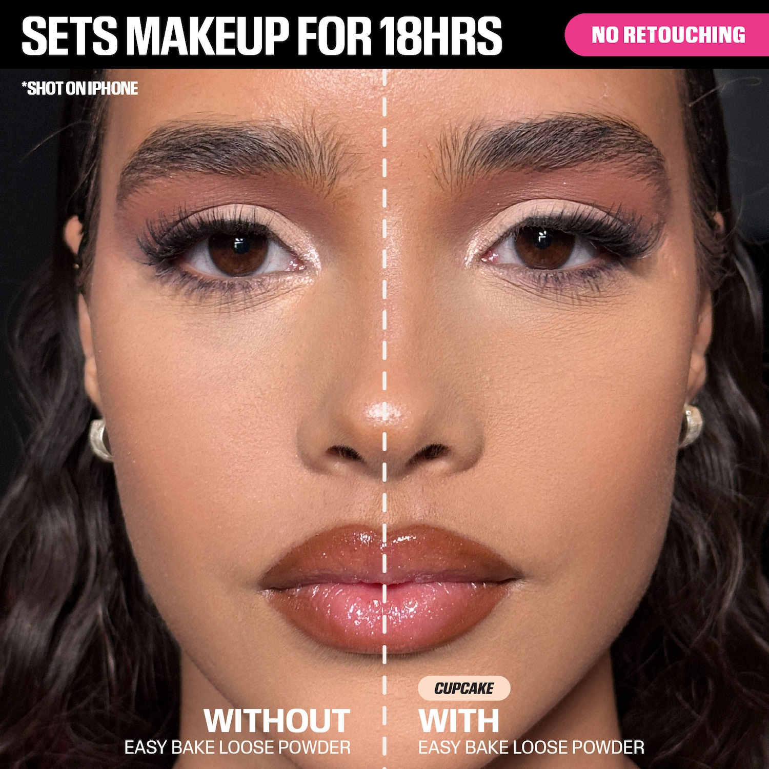 Easy Bake Loose Powder Brightening + Correcting Duo - HUDA BEAUTY