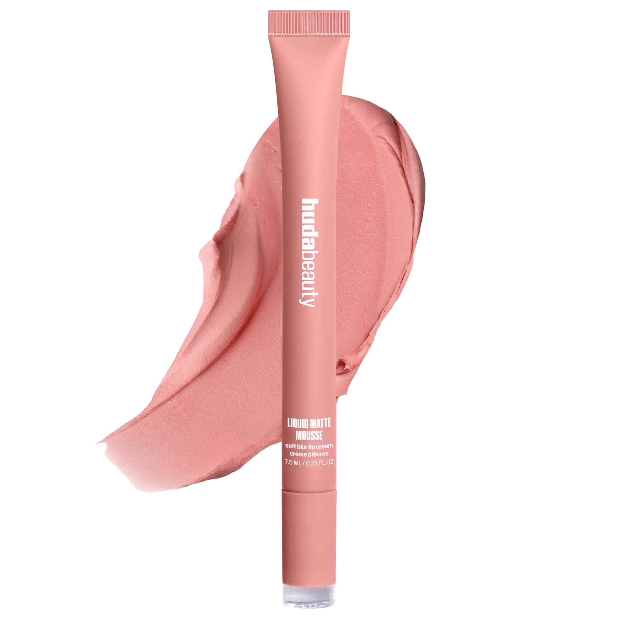 Huda Beauty Liquid Matte Mousse Soft Blur Lip Cream Baby Pink 0.25 Oz/7.5 ml