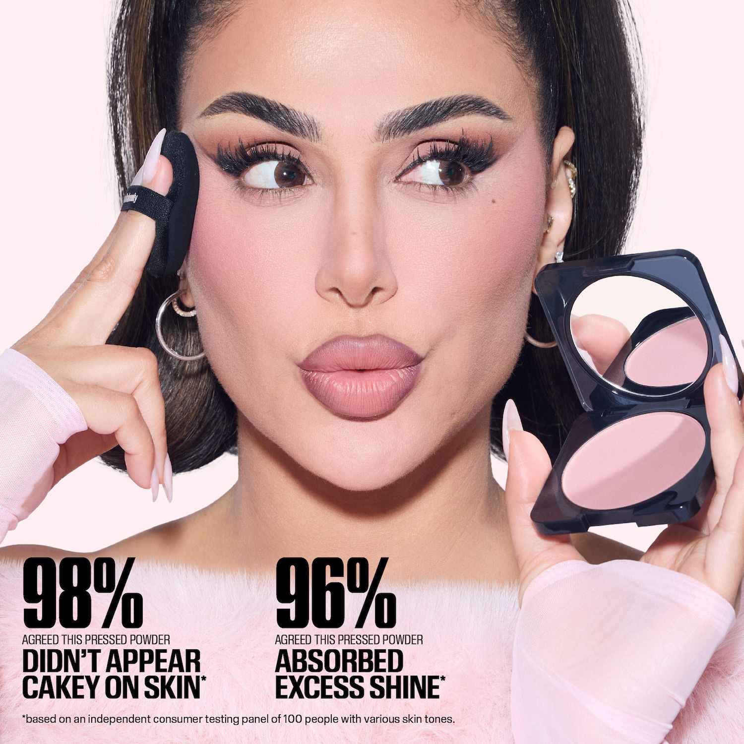 Easy Bake Airbrush Matte Pressed Setting Powder - HUDA BEAUTY