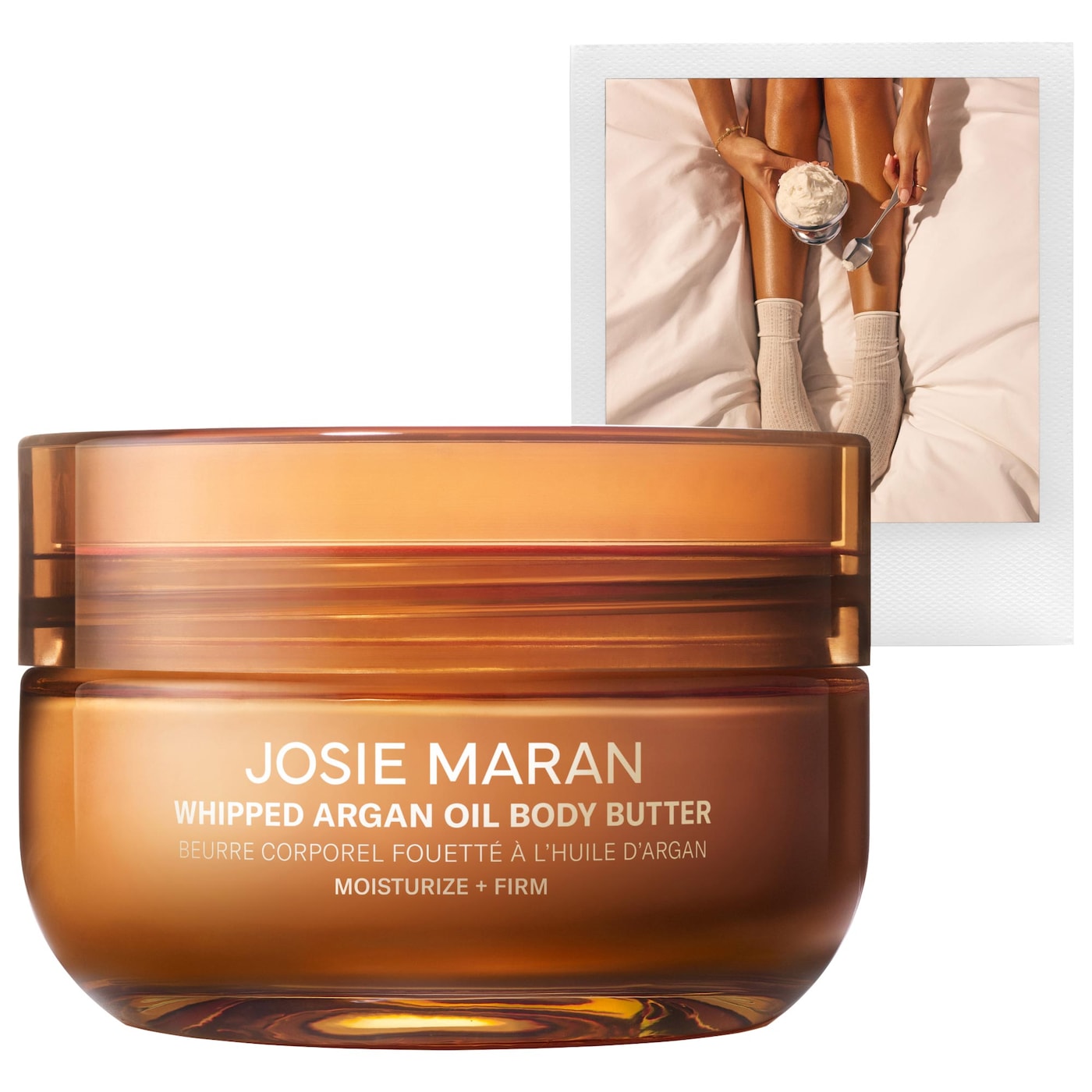 ...In Bed (Whipped Vanilla Milk + Cashmere Musk) - Whipped Argan Oil Refilllable Body Butter Jar