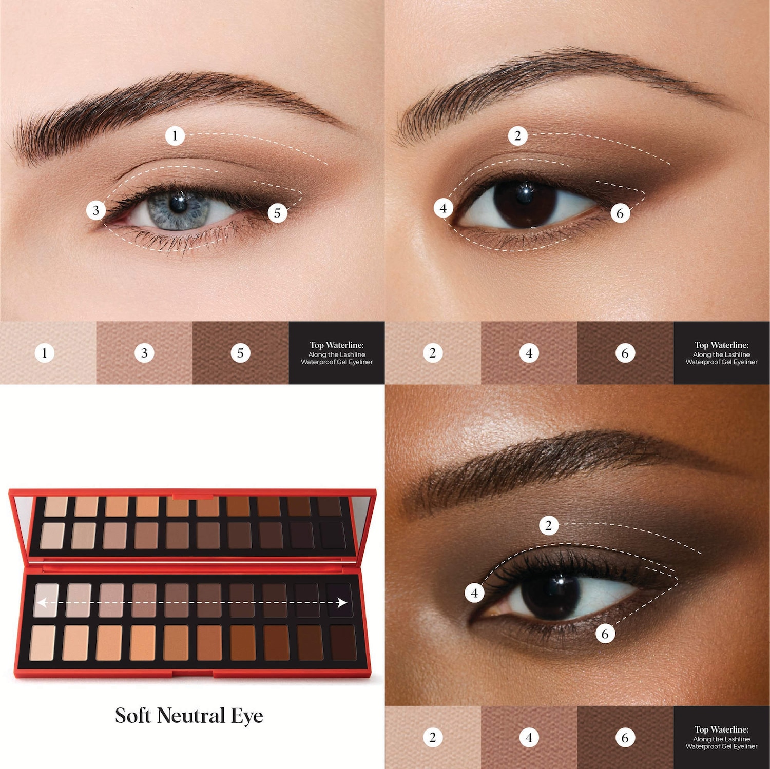 Палетка теней для век Hung Vanngo Beauty Timeless Taupes Color Story — фото 3