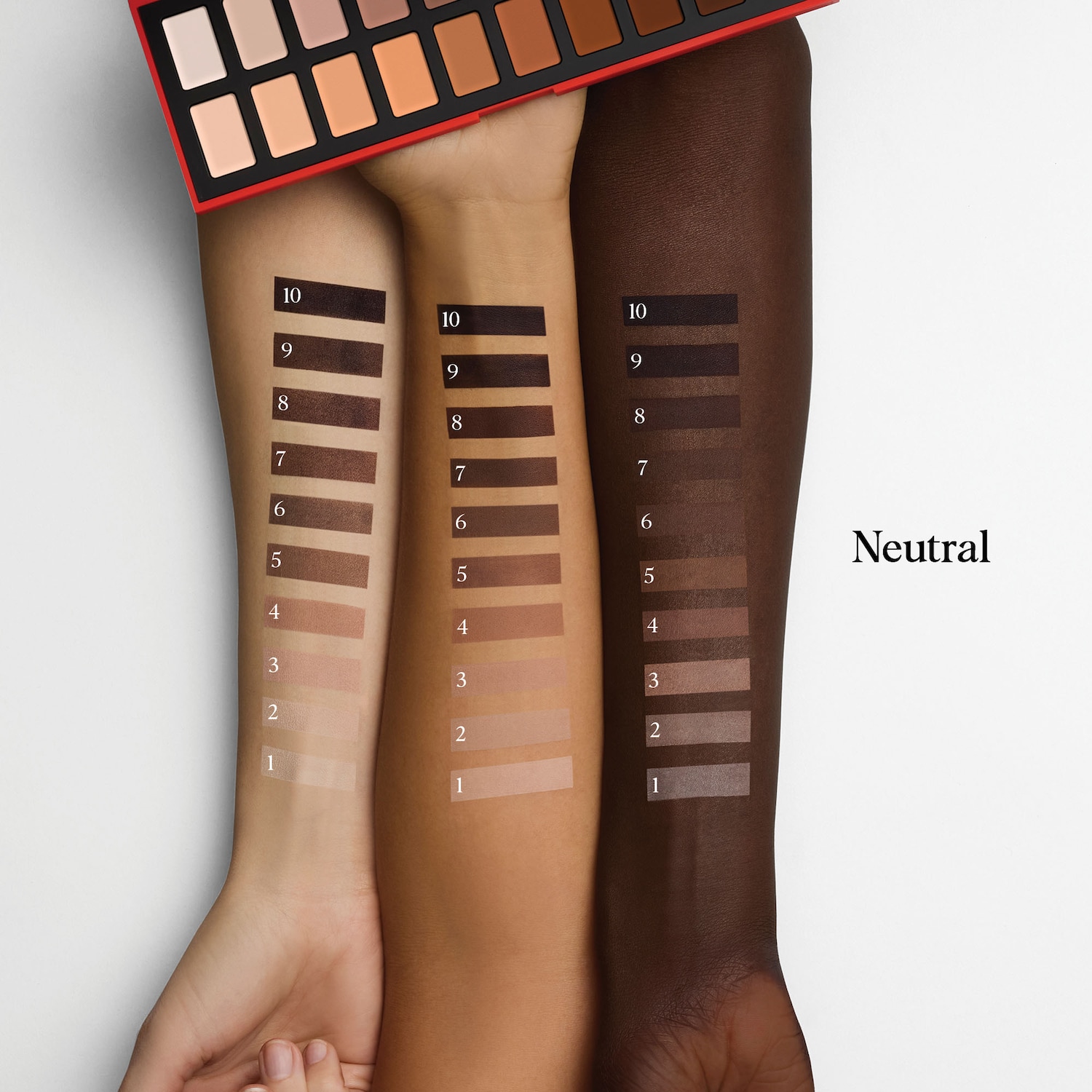 Палетка теней для век Hung Vanngo Beauty Timeless Taupes Color Story — фото 6