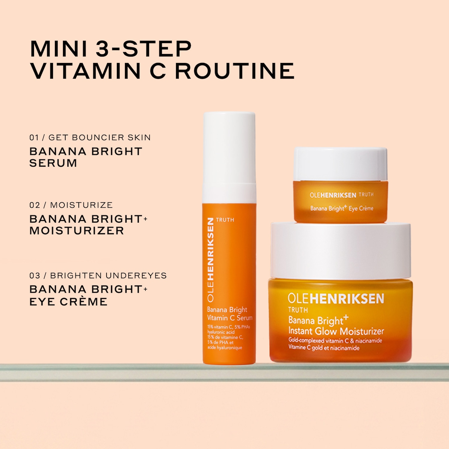 Banana Bright Bestsellers Vitamin C Trio - OLEHENRIKSEN | Sephora