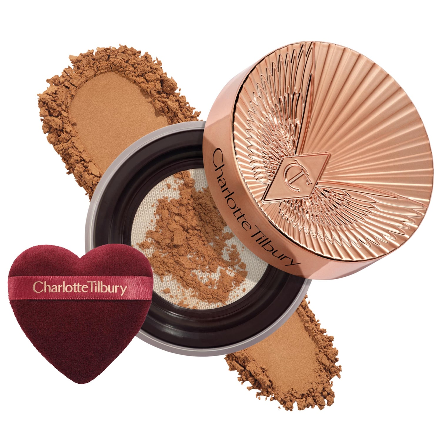 Charlotte Tilbury Airbrush Flawless Blur Loose Setting Powder in Translucent Tan/Deep