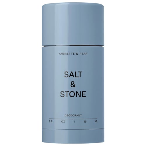 Дезодорант без алюминия Salt & Stone Ambrette & Pear повышенной силы