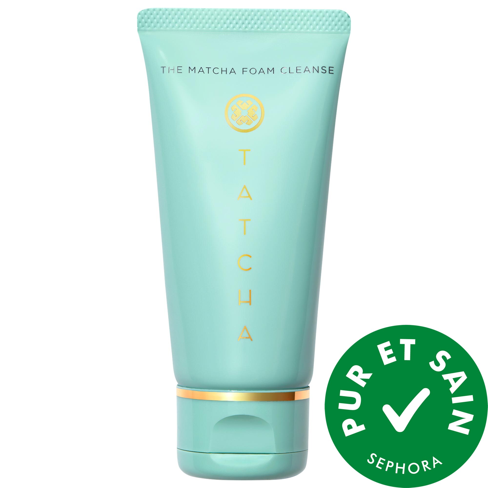 Tatcha Mini gel nettoyant prébiotique au matcha moussant, affinant les pores et régulant le'sébum 1.691 oz/50 ml