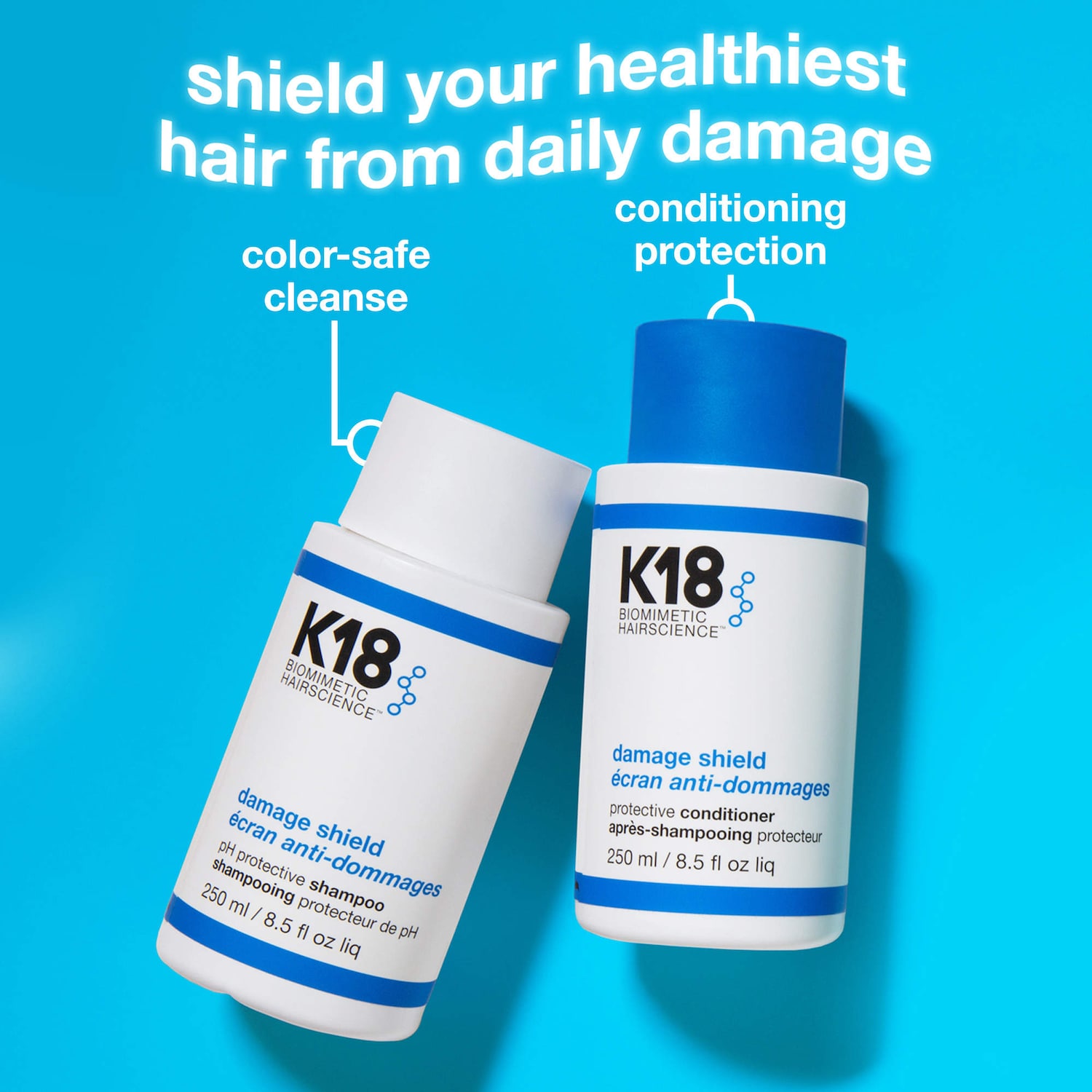 PROTECT HAIR SHAMPOO 2個セット DAMAGE SHIELD pH Protective Shampoo & Conditioner Duo Gift Set