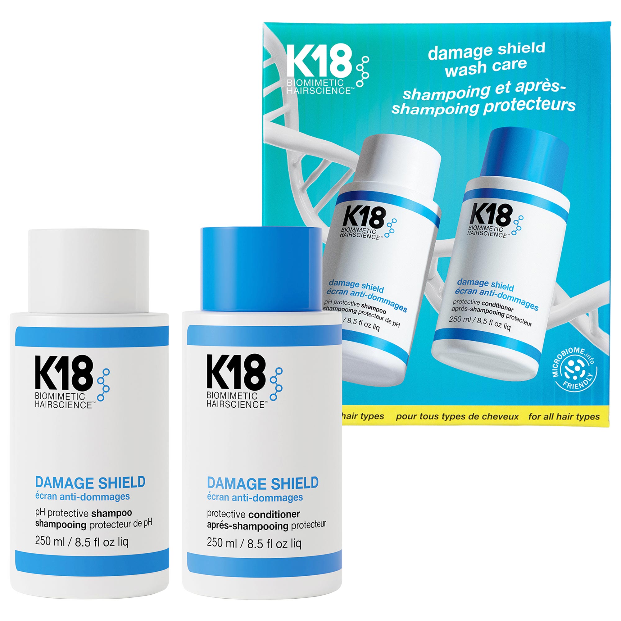 THE SHAMPOO & THE REPAIR セット DAMAGE SHIELD pH Protective Shampoo & Conditioner Duo Gift Set