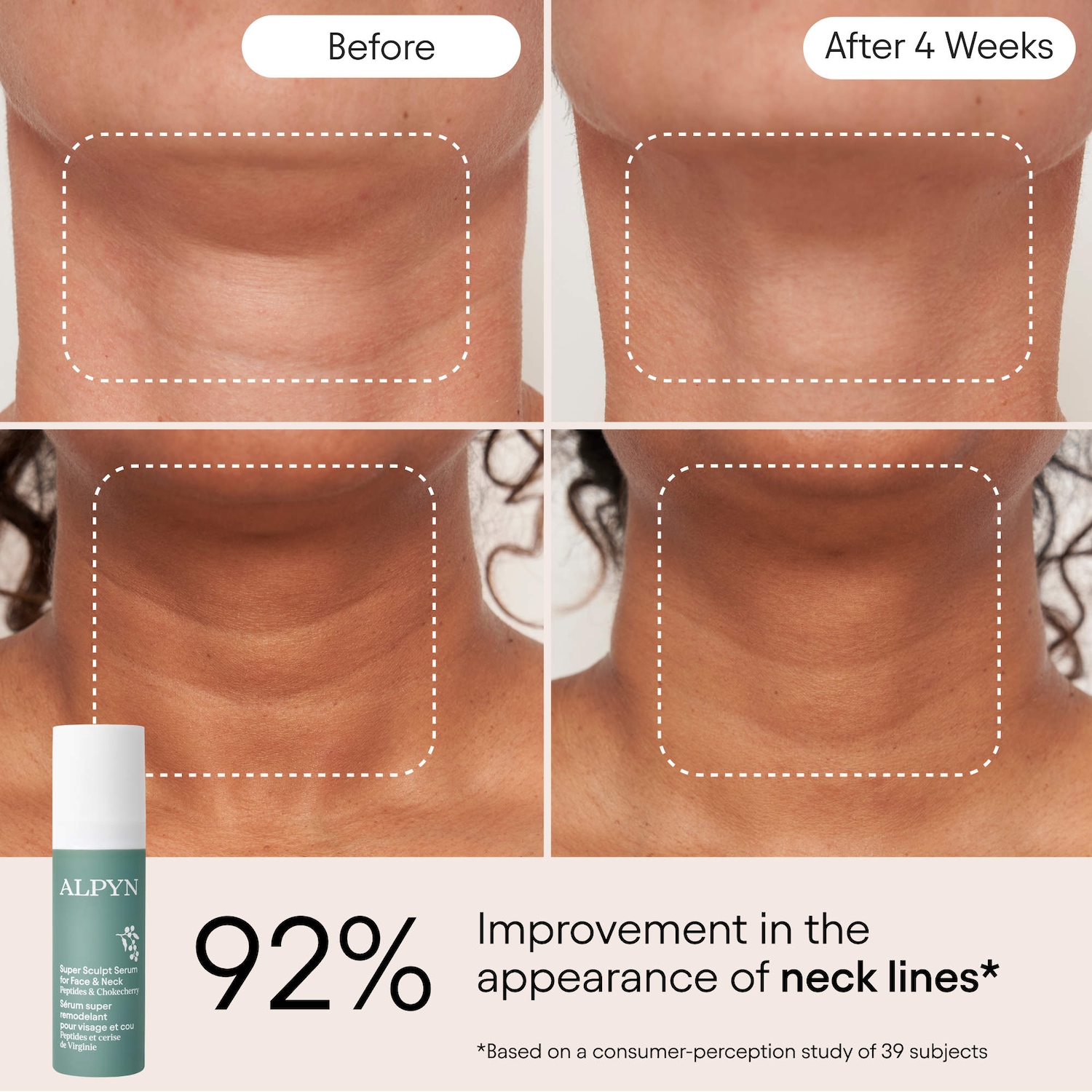Пептидный набор для упругости и увлажнения лица, шеи и декольте Alpyn Sculpt & Smooth — фото 3