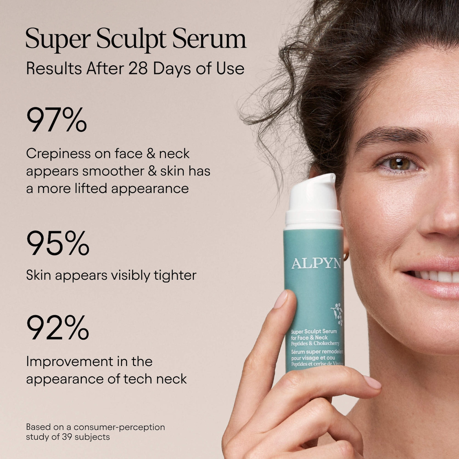 Пептидный набор для упругости и увлажнения лица, шеи и декольте Alpyn Sculpt & Smooth — фото 7