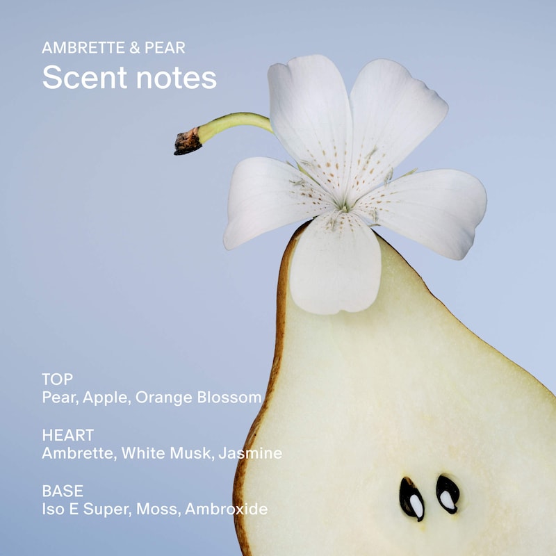 Ambrette & Pear Eau De Parfum with White Musk and Jasmine thumbnail 3