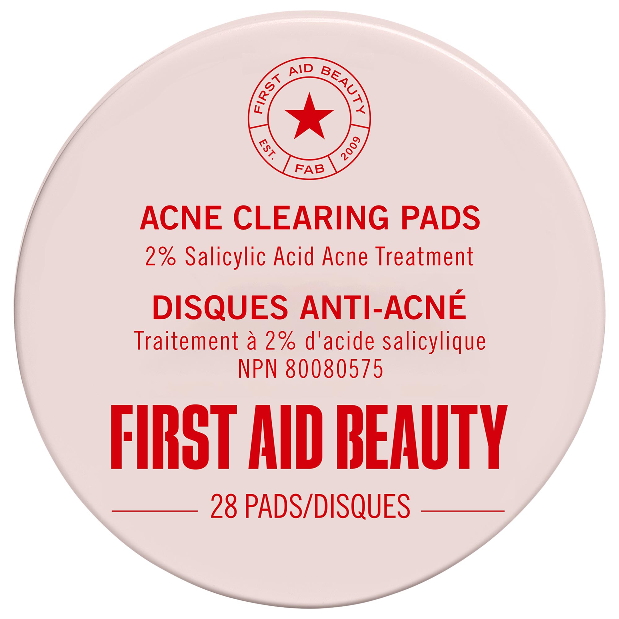 First Aid Beauty Acne Clearing Pads - 2% Salicylic Acid Treatment