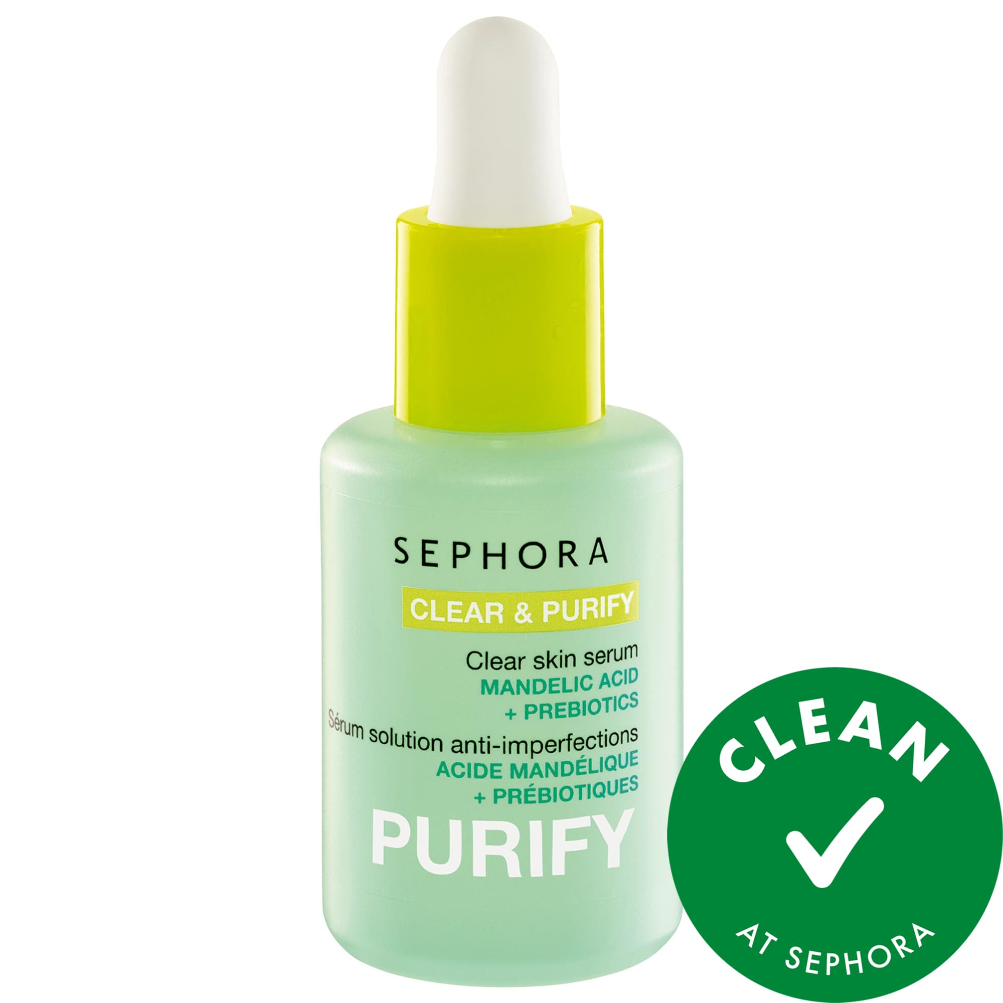 SEPHORA COLLECTION CLEAR & PURIFY - Clear Skin Serum with Mandelic Acid + Prebiotics 1.01 oz/30 mL
