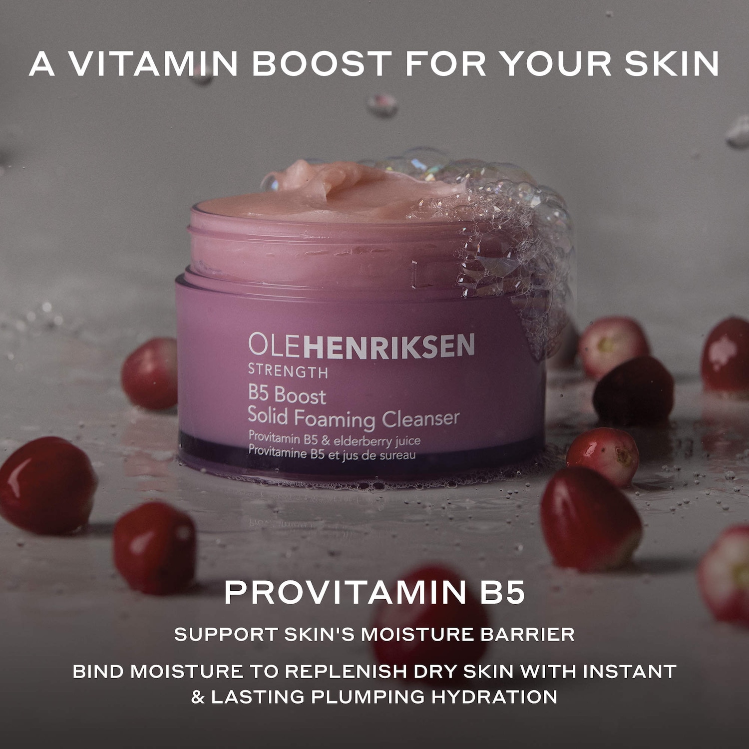 B5 Boost Hydrating Solid Foaming Gentle Cleanser - OLEHENRIKSEN