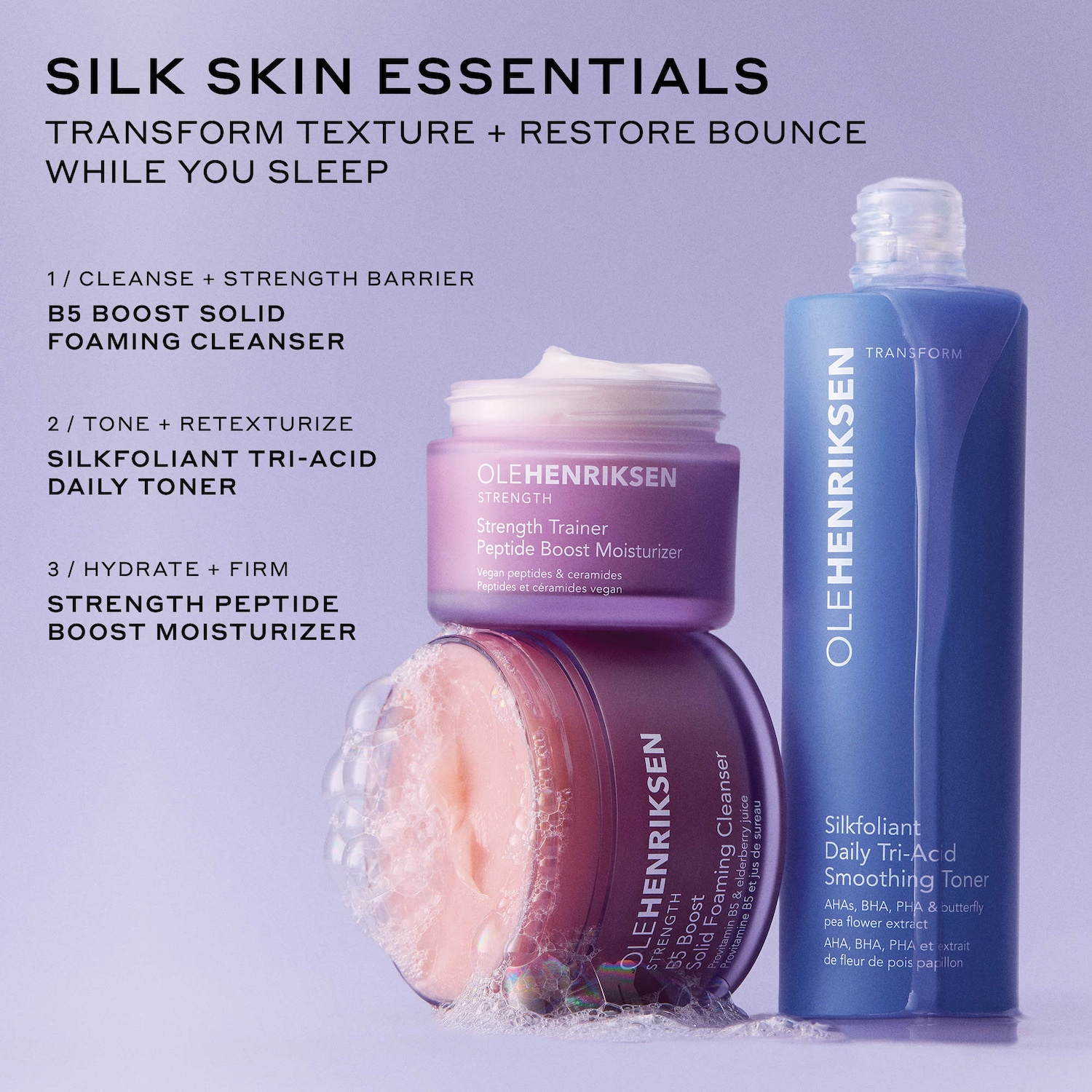 Mini Silkfoliant Daily Tri-Acid Smoothing Toner with Mandelic Acid