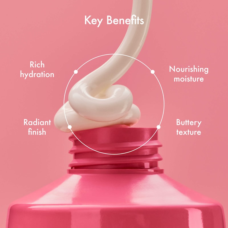 Mini Body Butter Balm Pink Guava - Rich Body Cream with Hyaluronic Acid thumbnail 3