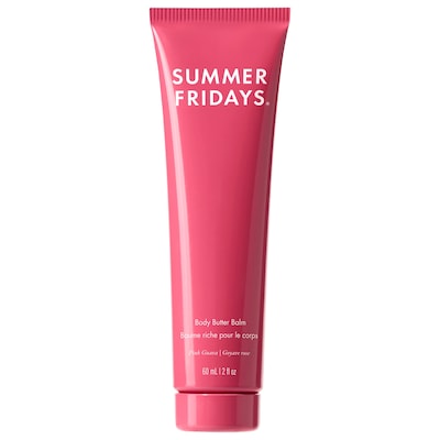 Summer Fridays - Body Butter Balm Pink Guava - Rich Body Cream with Hyaluronic Acid 2 fl oz/60 ml Summer Fridays Body Butter Balm Pink Guava - Rich Body Cream with Hyaluronic Acid Clean at Sephora