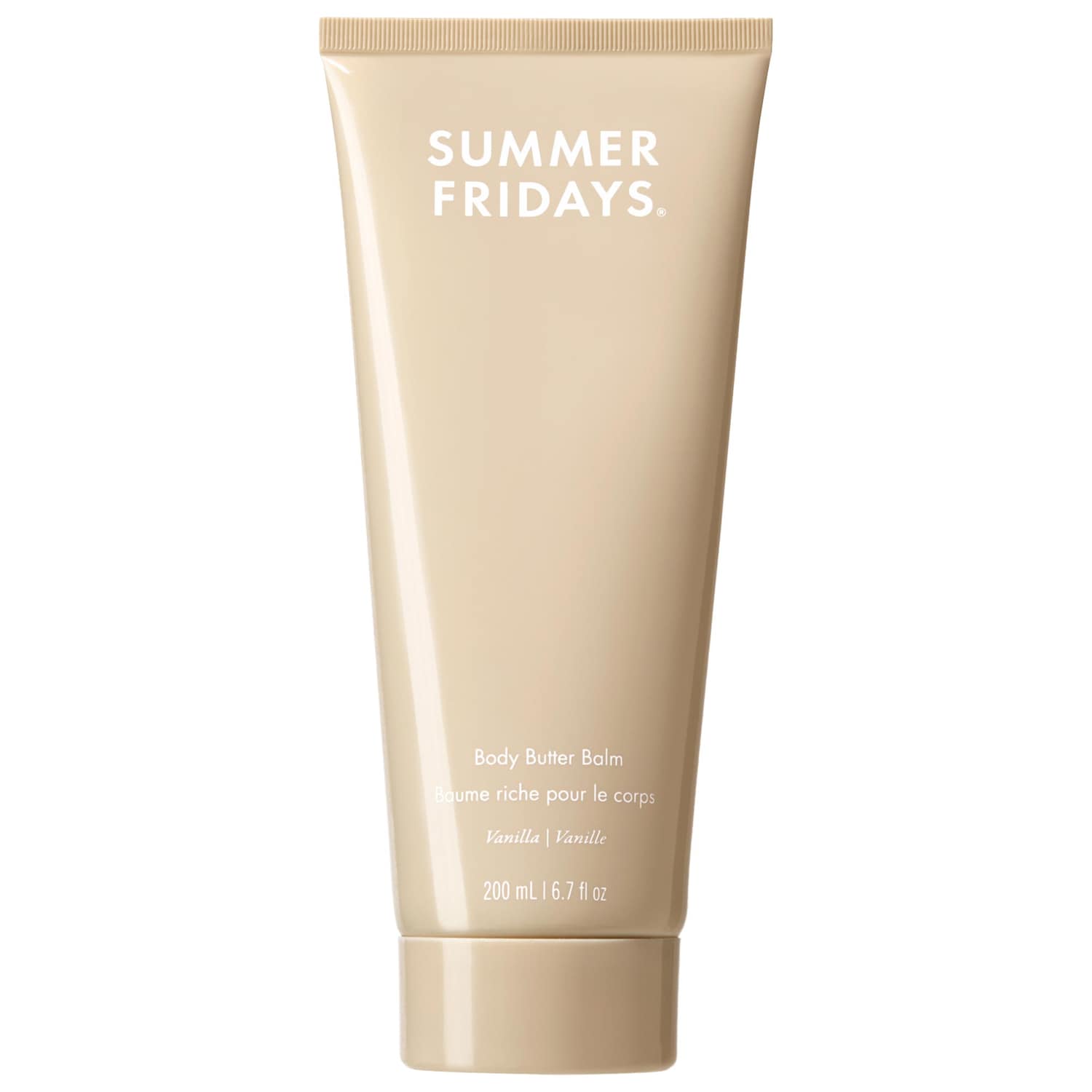 Насыщенный крем для тела Summer Fridays Body Butter Balm Vanilla с гиалуроновой кислотой — фото 1