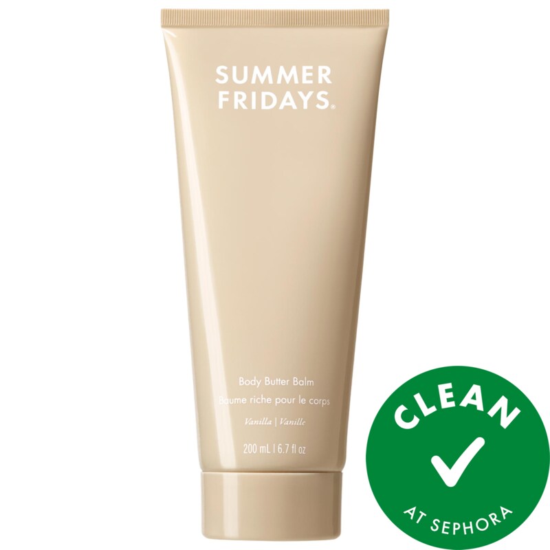 Body Butter Balm Vanilla - Rich Body Cream with Hyaluronic Acid