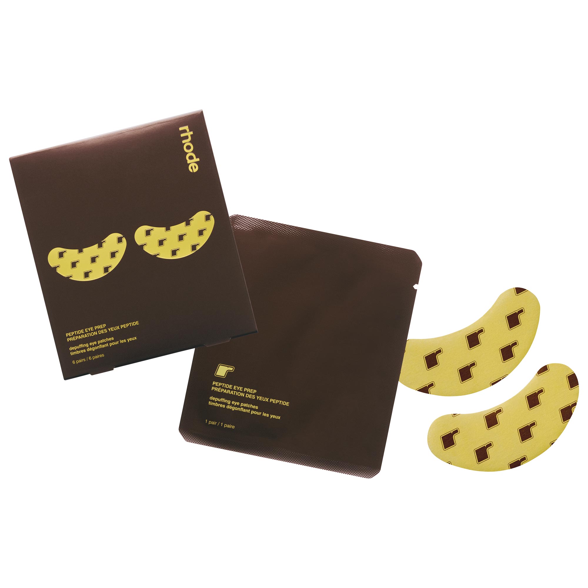 パック・フェイスマスク rhode peptide eye prep banana peel Limited Edition Peptide Eye Prep Depuffing Eye Patches - rhode